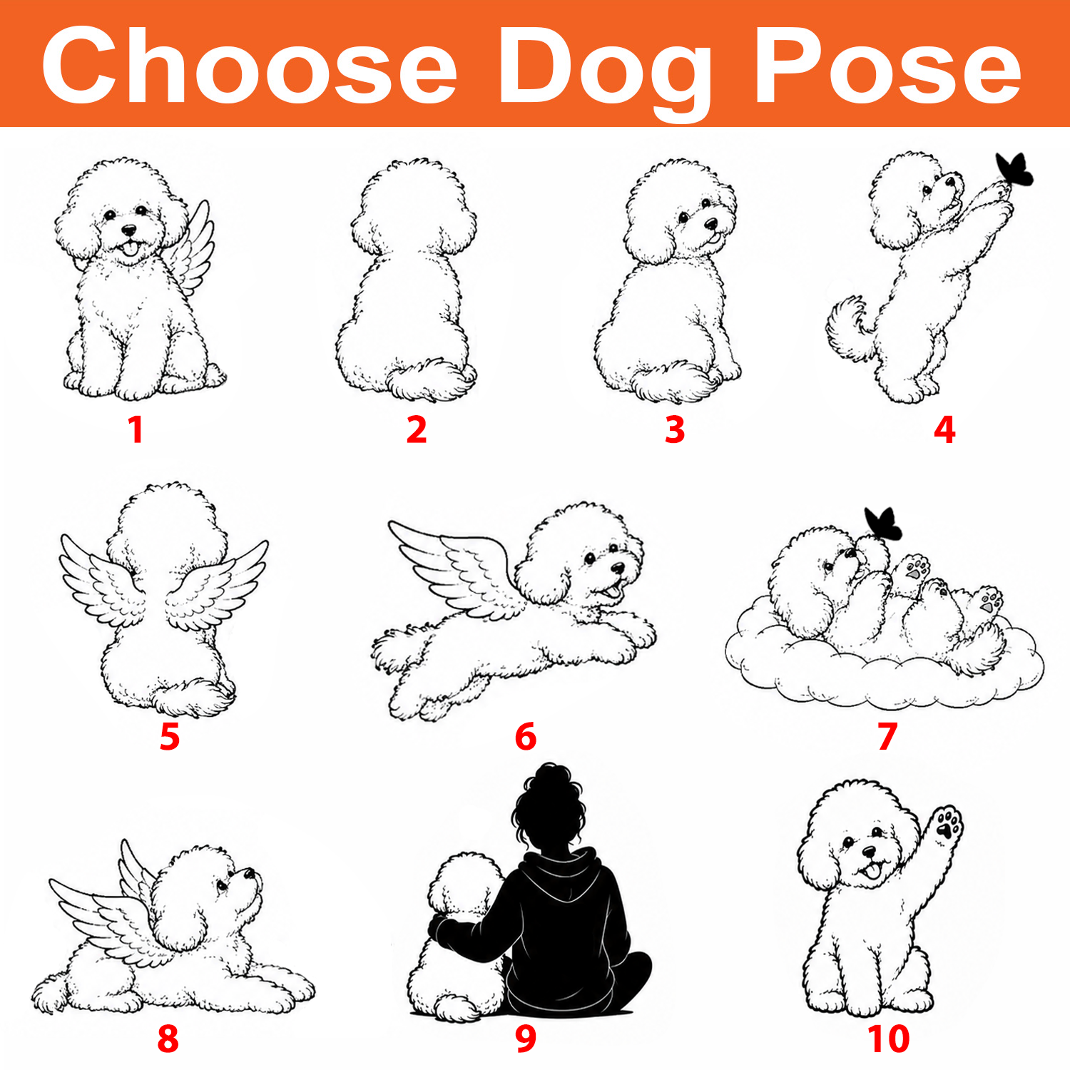 Bichon Frise Memorial Wind Chime Suncatcher, Personalized Dog Loss Gift, Angel Bichon Outdoor Hanging, Pet Memorial Decor - Image 7