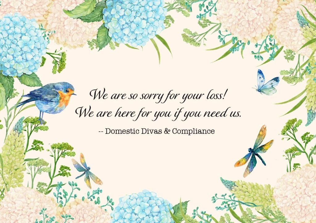 Personalized A5 message gift card with watercolor blue and blush hydrangea flowers, custom sympathy message, memorial gift, bereavement gift, condolence gift, and thinking of you card.
