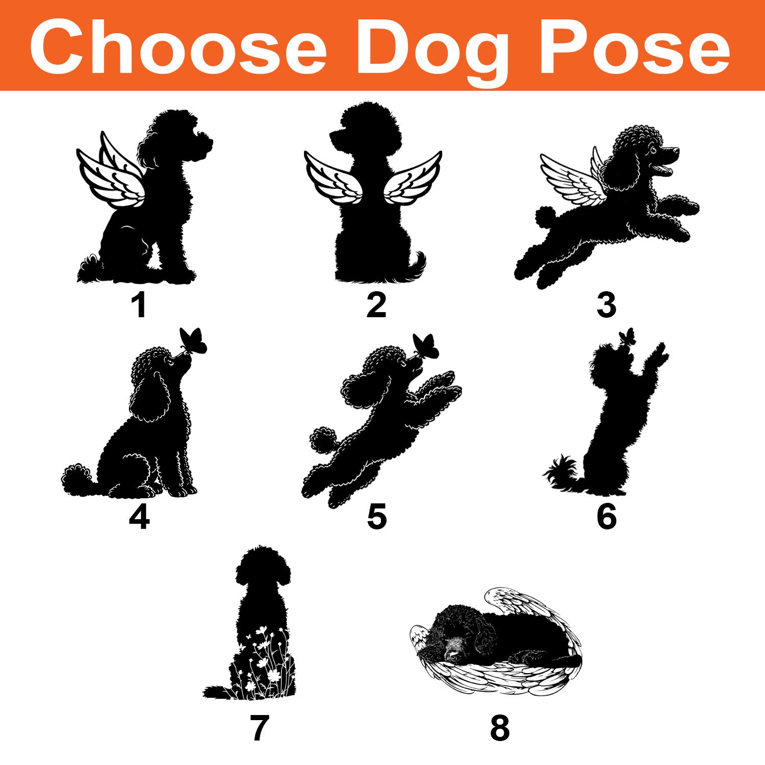 Personalized Poodle Memorial Wind Chime Suncatcher, Dog Loss Sympathy Gift, Angel Pet Memorial Decor - Image 5
