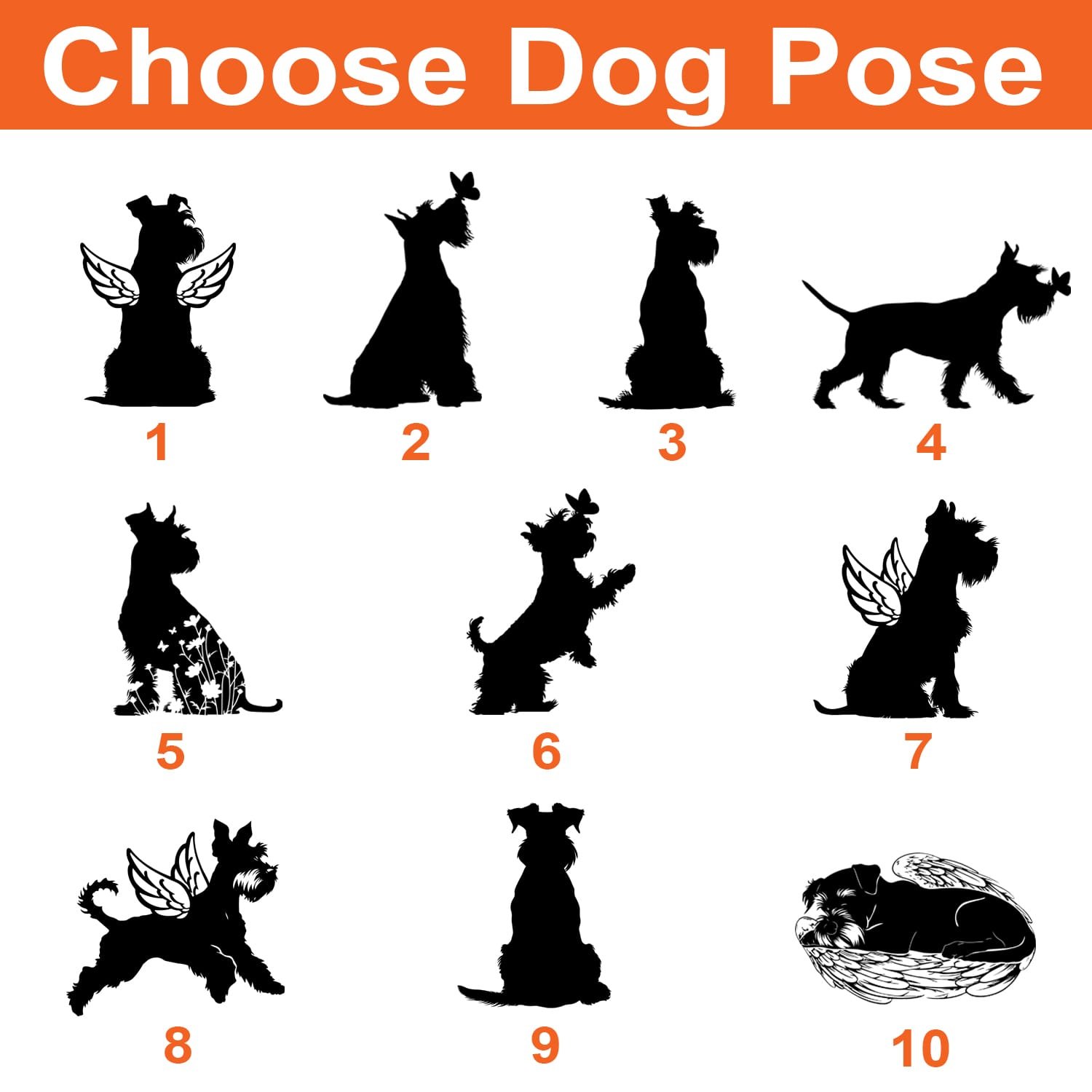 Schnauzer Memorial Wind Chime Suncatcher, Crescent Moon Dog Loss Gift, Sunrise Meadow Keepsake - Image 5