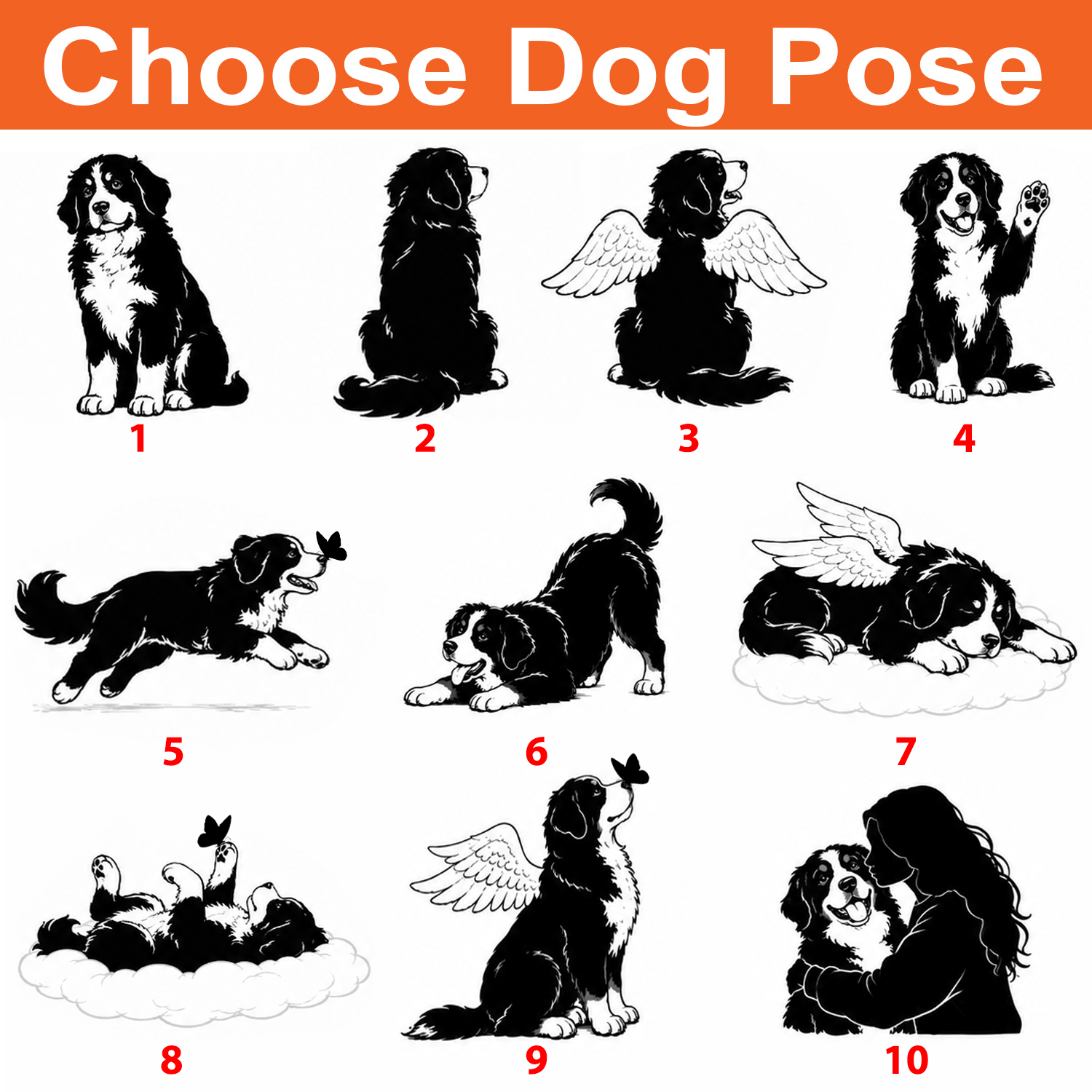 Personalized Bernese Mountain Dog Memorial Wind Chime Suncatcher, Dog Loss Sympathy Gift, Angel Pet Memorial Decor - Image 5