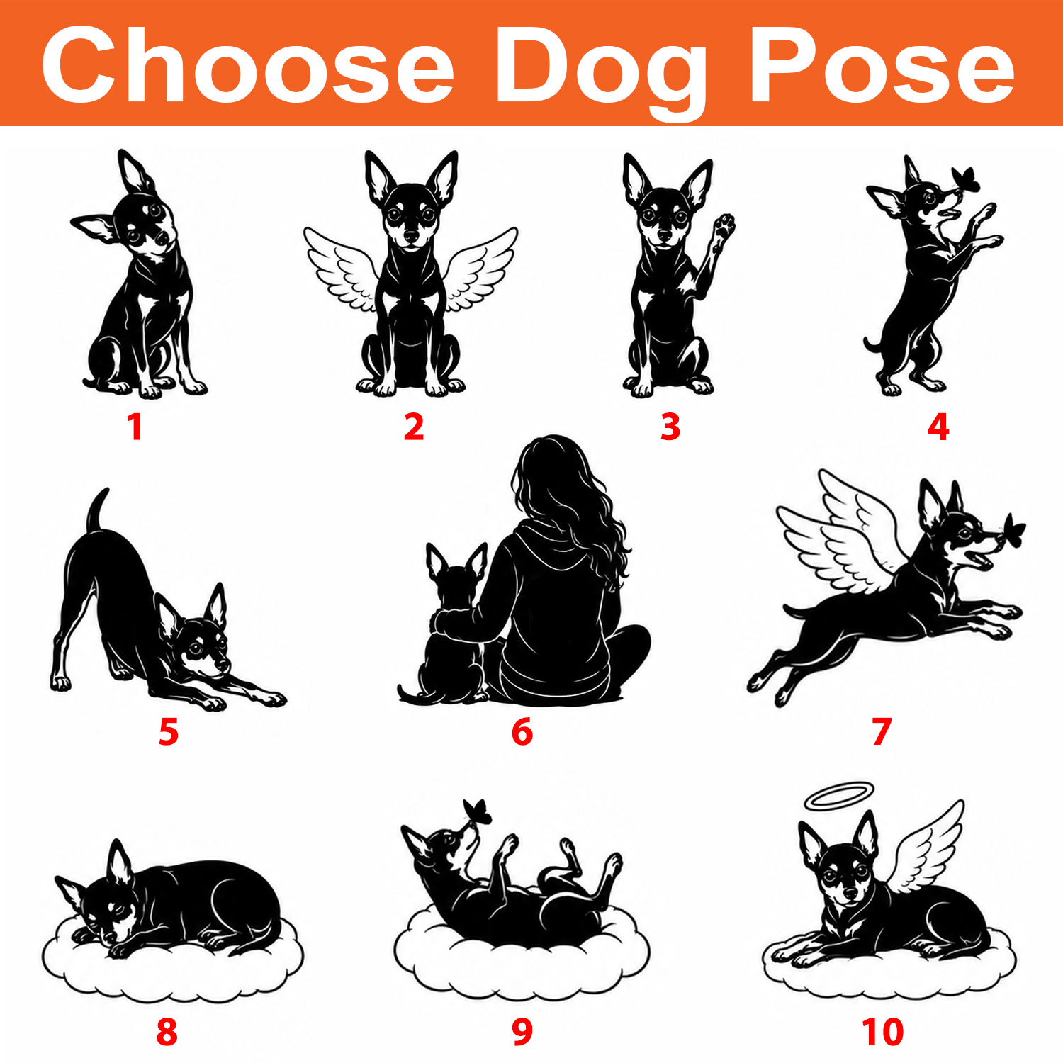 Personalized Miniature Pinscher Memorial Wind Chime Suncatcher, Dog Loss Sympathy Gift, Angel Pet Memorial Decor - Image 5