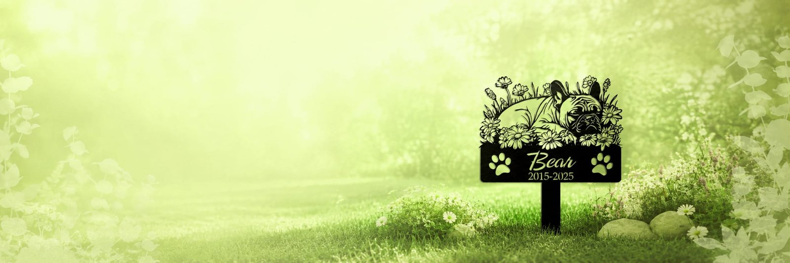 Shop banner for treasuredmade featuring a personalized pet